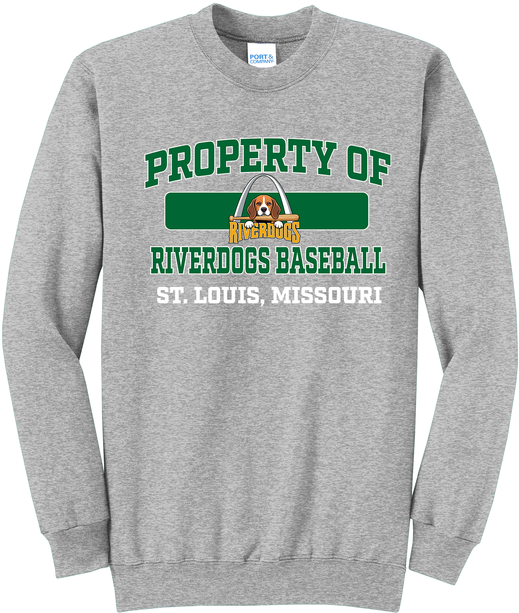 Riverdogs Baseball Property Of Crewneck